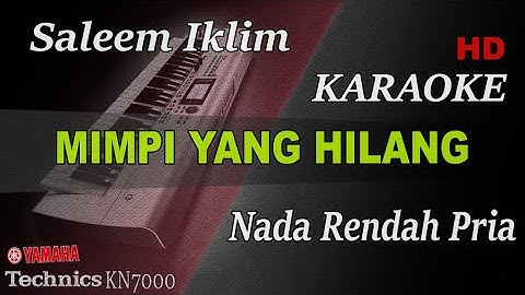 MIMPI YANG HILANG - IKLIM ( NADA RENDAH PRIA ) || KARAOKE