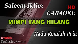 MIMPI YANG HILANG - IKLIM ( NADA RENDAH PRIA ) || KARAOKE