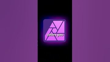 Affinity Photo multi-color glow #tutorial