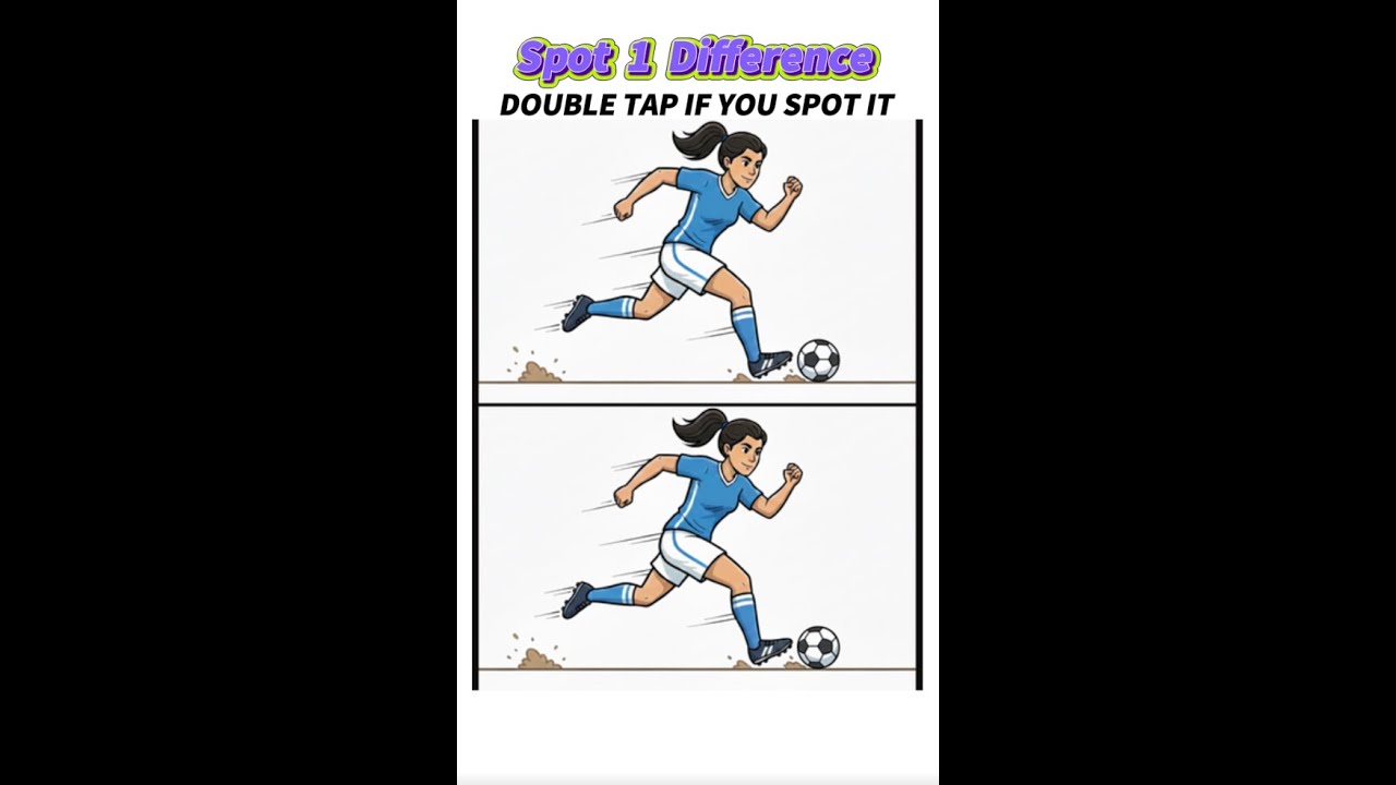 What Are the Hidden Differences in This Soccer Player Puzzle?