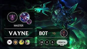 Vayne ADC vs Lucian - KR Master Patch 9.6
