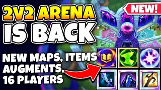 2V2 ARENA IS BACK WITH NEW ITEMS, MAPS, AND MORE AUGMENTS (THERES 16 PLAYERS NOW!?)