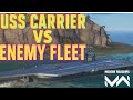 US Carrier vs Entire Enemy Fleet 🔥 | Modern Warships