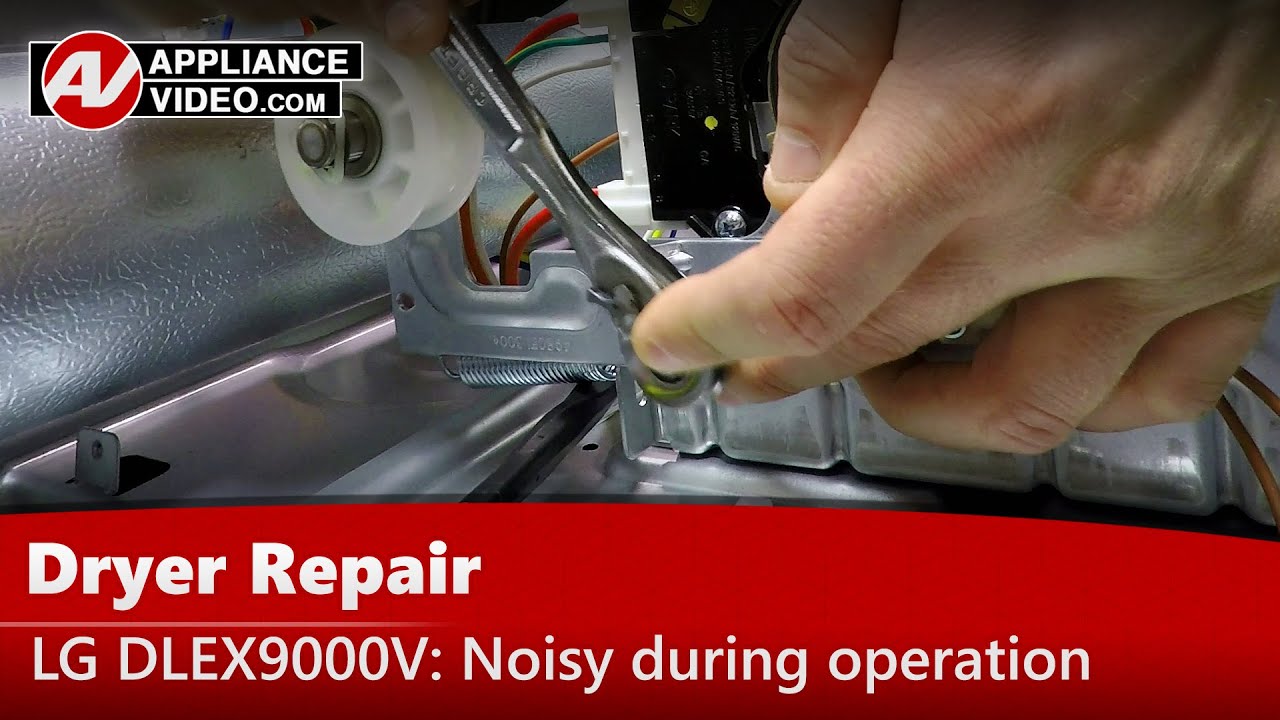 Dryer Repair Noisy During Operation Idler Pulley Assembly YouTube