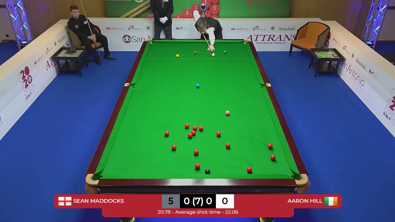 Sean Maddocks vs Aaron Hill - WSF Junior Open Semi-Final (January 2020)