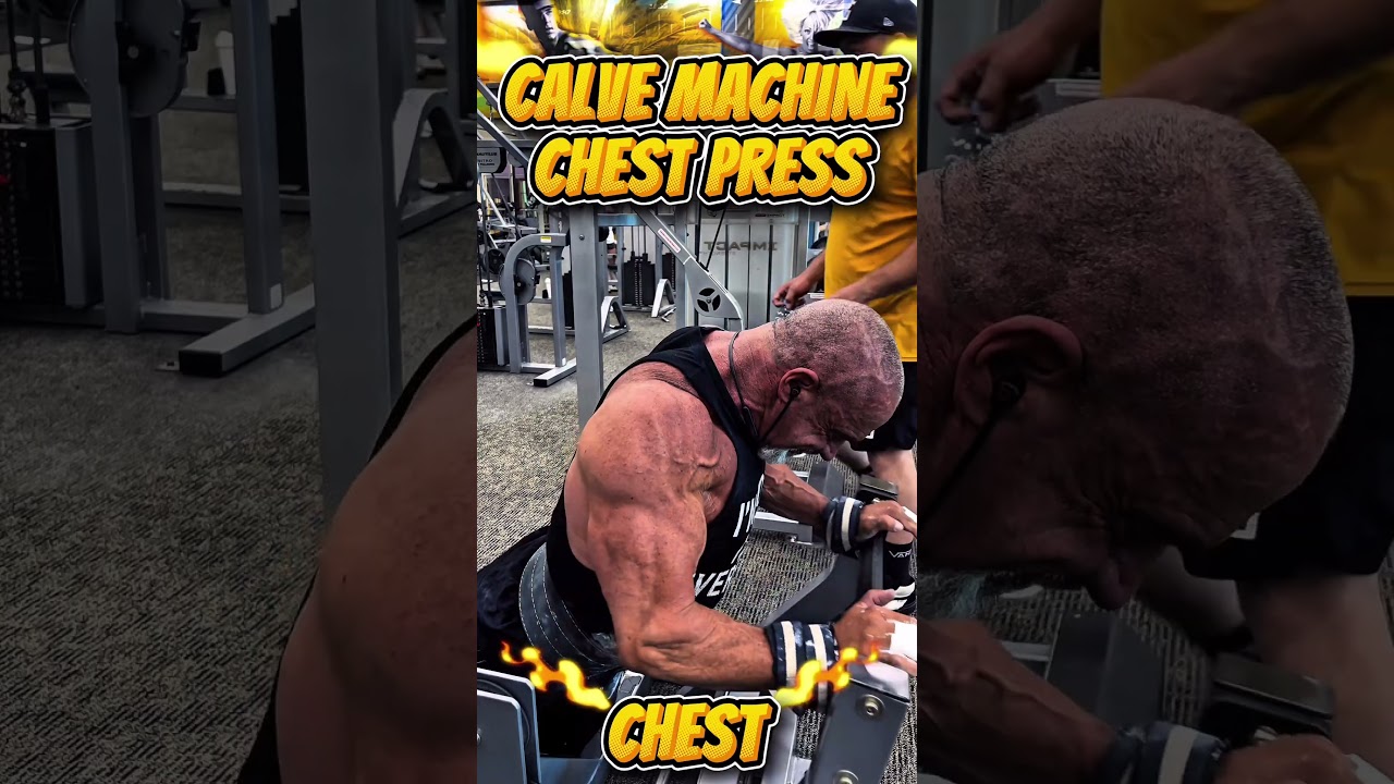 CALVE MACHINE CHEST PRESS #chest #workout #motivation #workouttips