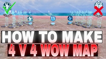 How To Make Wow 4v4 Map | How To Create 4v4 Map | 4v4 Map Setting | PUBG MOBILE