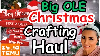 Christmas diy/crafting haul you gotta see What’s hot, plus a $100 coupon bundle temuhaul temu