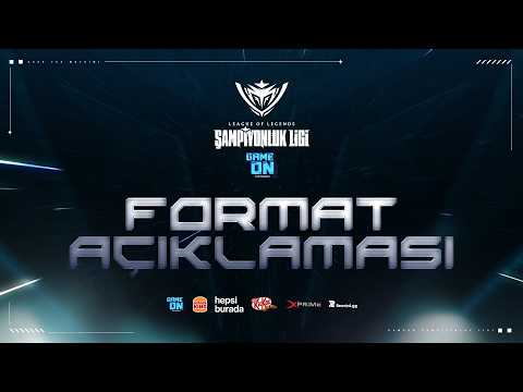 Format Explainer | GAMEON ŞAMPİYONLUK LİGİ 2026