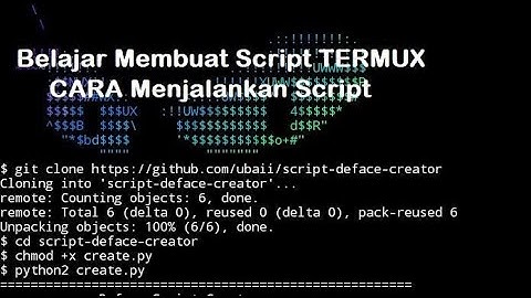 SCRIPT TERMUX TERBARU | CARA MEMBUAT SCRIPT TERMUX 2021