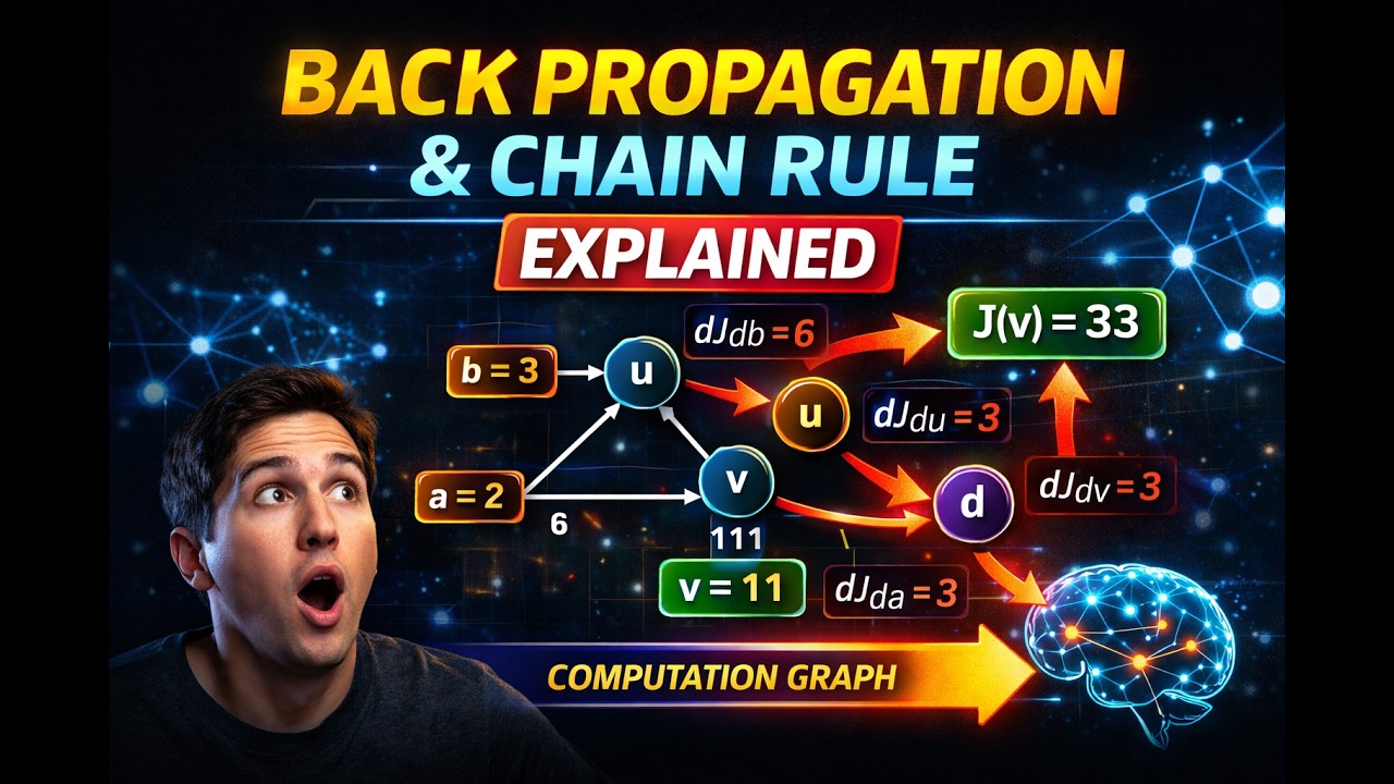 Computation Graphs & Chain Rule Explained - YouTube