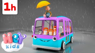 Les roues de l'autobus 🚌 | Chansons pour Enfants | HeyKids en Français