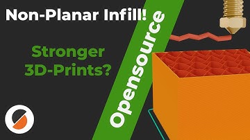 Non-Planar Infill for Stronger 3D-Prints now Opensource!