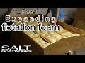 How to pour expanding flotation foam in a boat hull - How to Build a Boat Part 10