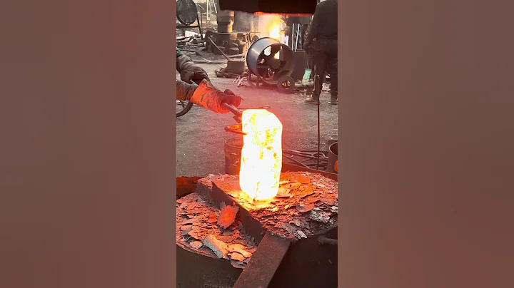 Inside the forging factory Glowing Steel Under Heavy Hammers #forge #forging #machine #blacksmith