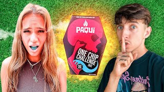 I Tricked My WIFE Into Eating The WORLDS SPICIEST CHIP! (ft. SkyBri)