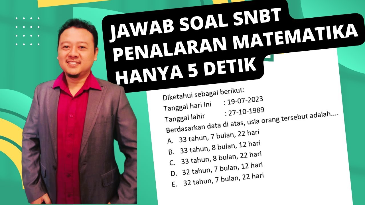 latihan menjawab soal matematika menggunakan python -... CARA CEPAT Menjawab Soal Penalaran Matematika - YouTube