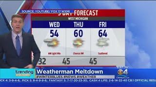 Trending; Weatherman Has Meltdown On Air