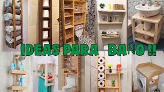 Ideas +40 de Madera para el Baño que están extremadamente Bien!Woodworking¡ ⏺