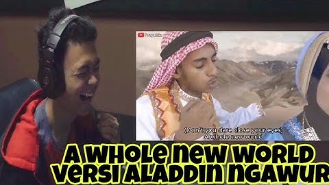 Aladdin Ngawur - A Whole New World Full Qolqolah 😂 | 3 Way Asiska ( Reaction )