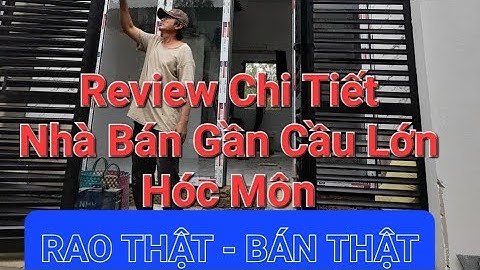 Review Chi tiết | Dãy nhà bán gần Cầu Lớn Hóc Môn đường xe buýt đi ngang | Nhà Hóc Môn giá rẻ 2023