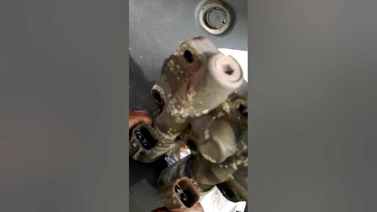 How to test a Honda odyssey transmission solenoid ohms/continuity - YouTube