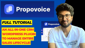 Propovoice Review + Demo – An all-in-one CRM WordPress plugin to manage entire sales lifecycle!