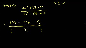 6.1 Simplifying Rational Expressions