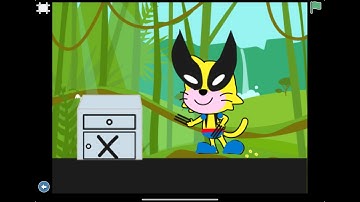 How to make a Wolverine platform game in ScratchJr (kids coding tutorial on iPad)  #wolverine