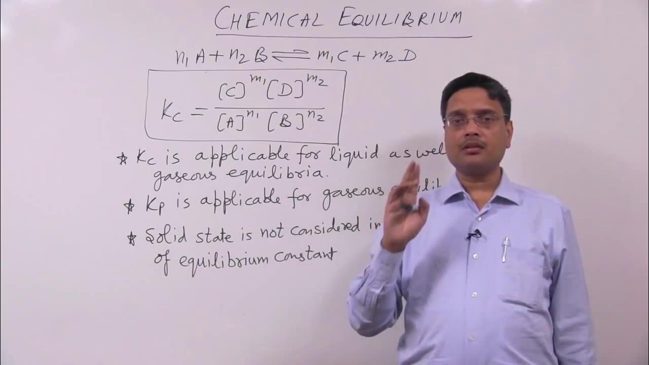 Law Mass Action & Equilibrium Constant - Equilibrium - NEET preparation ...