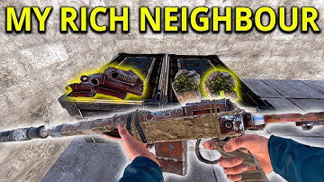 Silent Raiding My New Rich Neighbour - Rust Solo Survival Gameplay