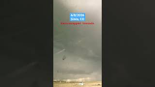 Ridgeline cyclone #severeweather #stormchaser #colorado #twisters #tornadoes #supercell #hail