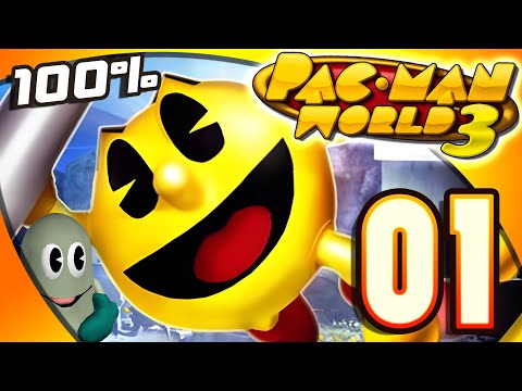 Pac-Man World 3 Walkthrough Part 1 (PS2, Gamecube) 100%