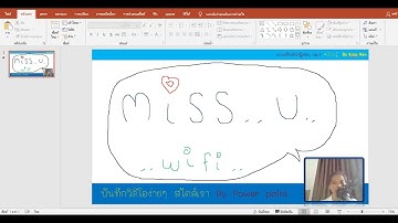 วิธีบันทึกวิดีโอง่ายๆ ใน Power point || แบบเห็นหน้าผู้สอนง่ายๆ สไตล์เรา