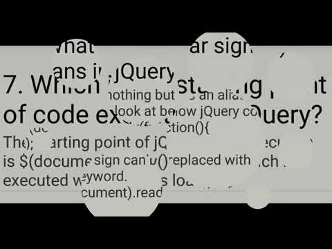 jQuery Interview Questions and Answers top 10