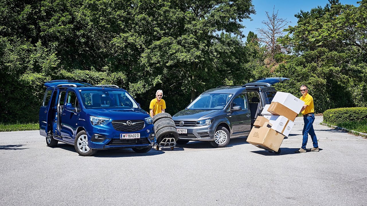 New Update Opel Combo vs. VW Caddy - Hochdachkombis im Vergleich | ÖAMTC
