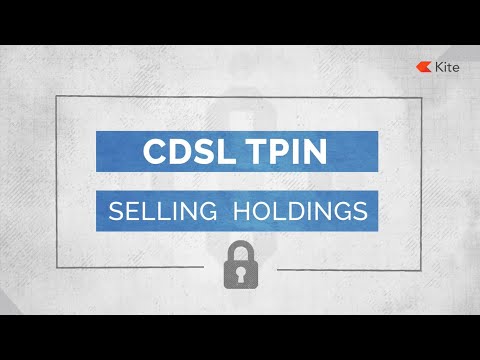 How to setup CDSL TPIN when selling stocks & mutual funds