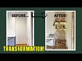 We TRANSFORMED this empty alcove space in our living room using SCAFFOLDING boards?! | 2flats1house