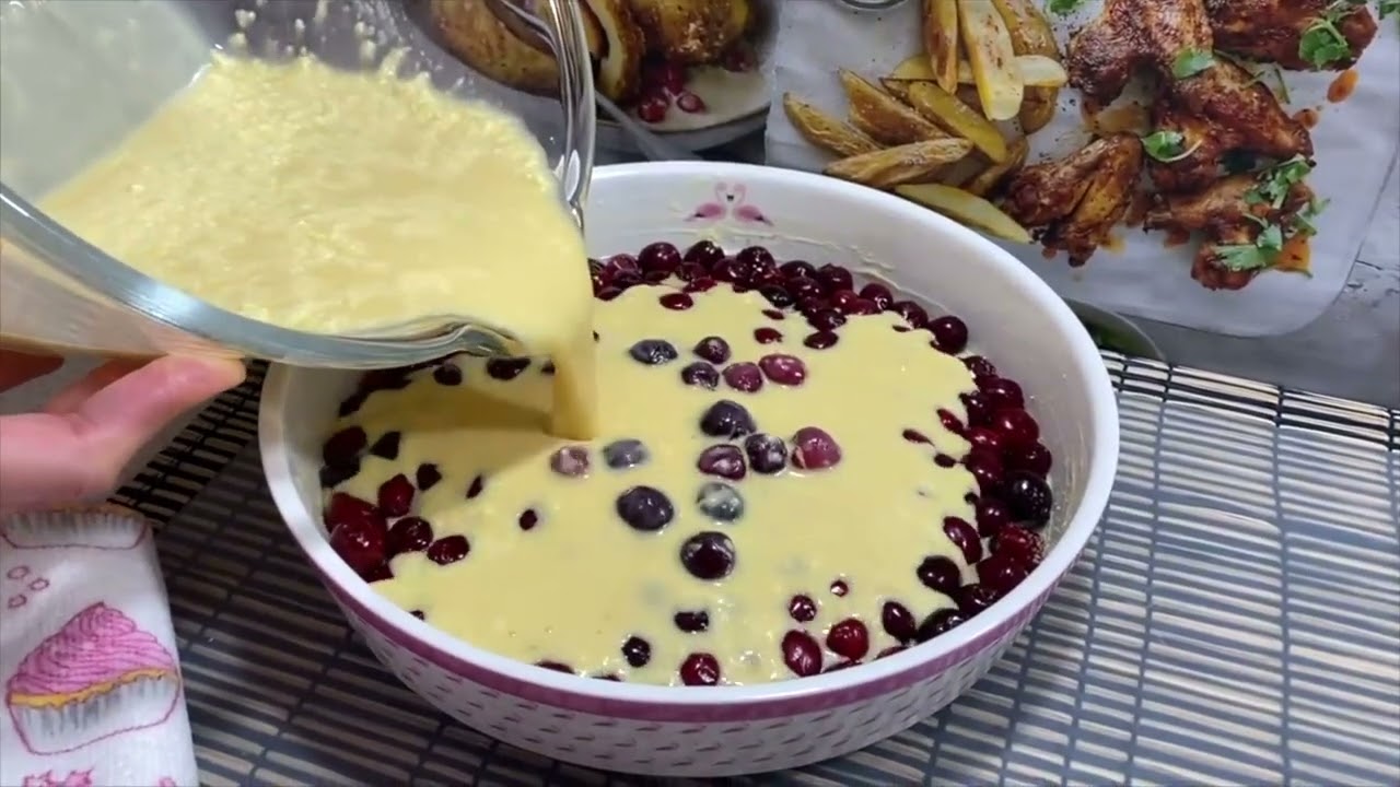 Lako i brzo!Bez miksera u jednoj posudi pun neopisivog ukusa, tresnja višnja.