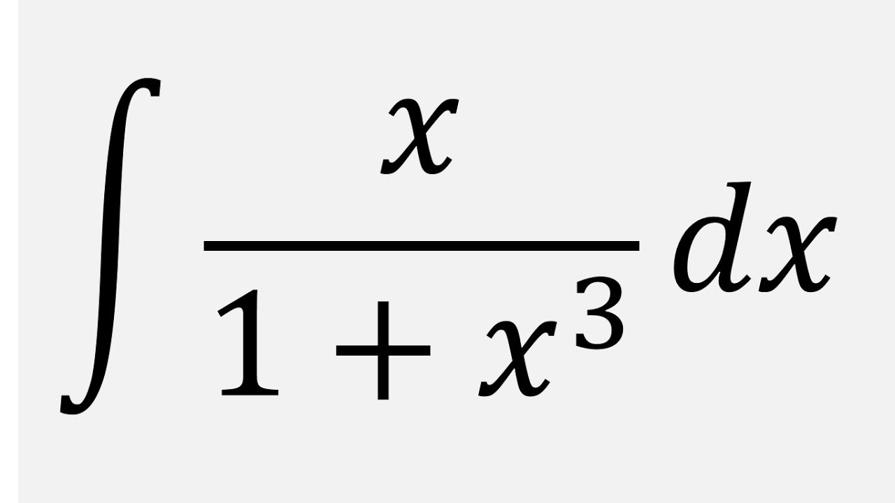 Integral Of X 1 X 3 Dx YouTube integral-of-x-1-x-3-dx-youtube