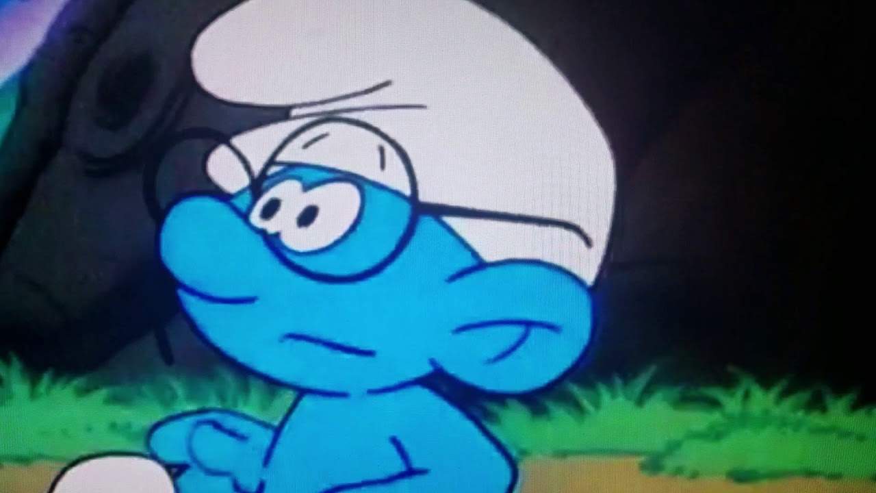 Smurfs brainy gets thrown out of the village - YouTube