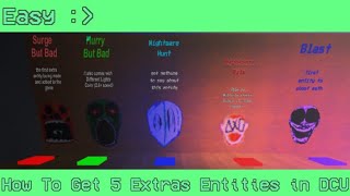 How To Get 5 Extras Entities in Doors Concept Ultimate