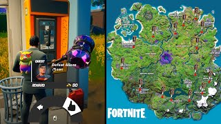 ALL PAYPHONE LOCATIONS in Fortnite - SUPERMAN SKIN CHALLENGES