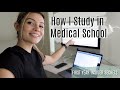 How I Study in Medical School