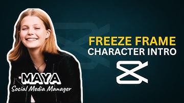 Character Introduction Freeze Effect for Beginners | Freeze Animation | Capcut Tutorial