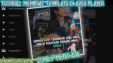 Tutorial membuat template di Avee player ada efek glass mudah sekali cuma 8 menit saja