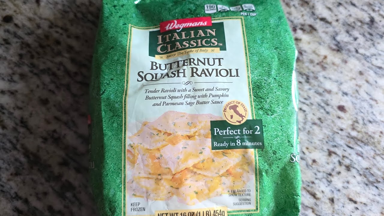 Обзор равиоли с тыквой от Wegman's 