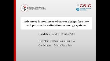 Advances in nonlinear observer design for stateand parameter estimation in energy systems