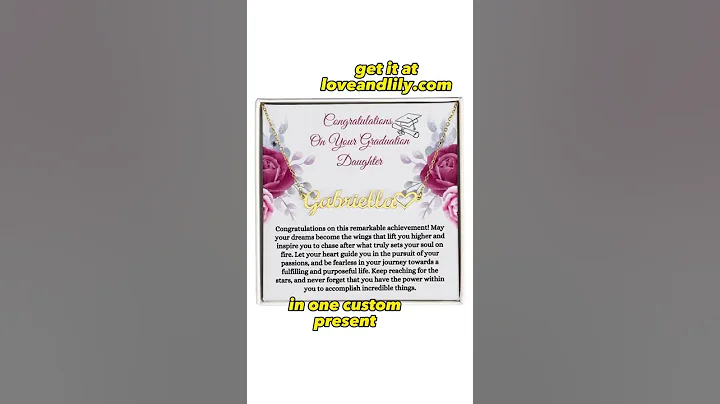 Daughter graduation gift #daughter #graduation  #graduate #congratulations #personalized #giftideas