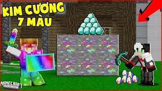 NẾU MỀU SỞ HỮU VŨ KHÍ KIM CƯƠNG 7 MÀU SIÊU CẤP BẢO VỆ PANDA TRONG MINECRAFT | Thử Thách Mều Channel